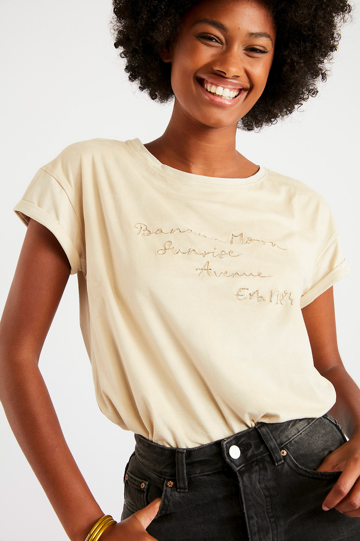 ecru t shirt dames