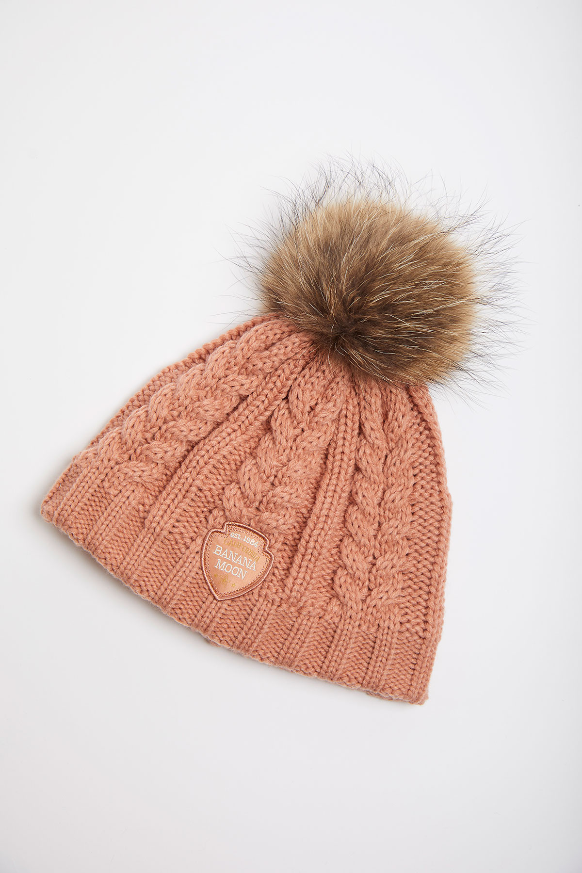 Women's pink pompom beanie | DOTTO 