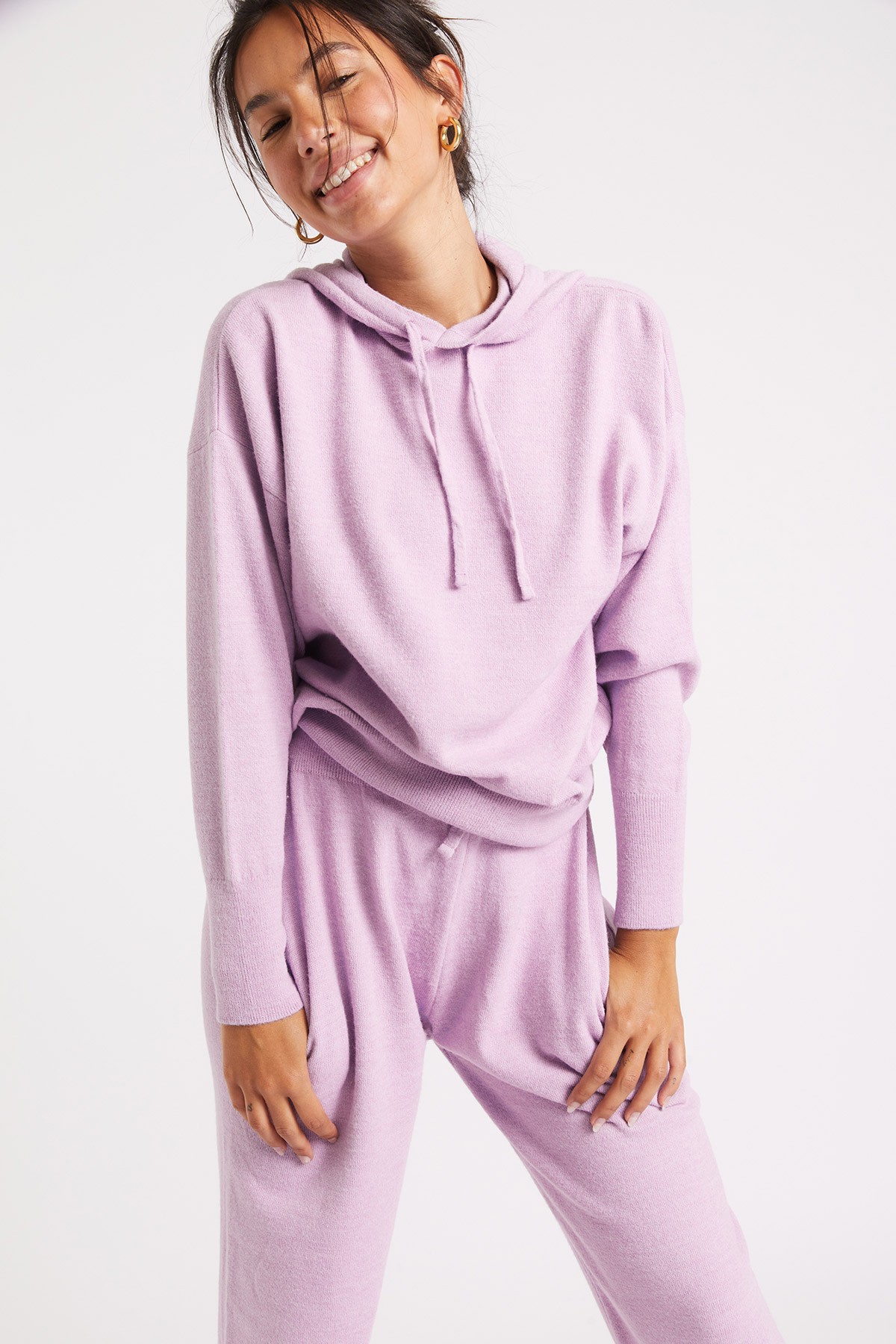 Colby Bradford lilac hoodie | Banana Moon®