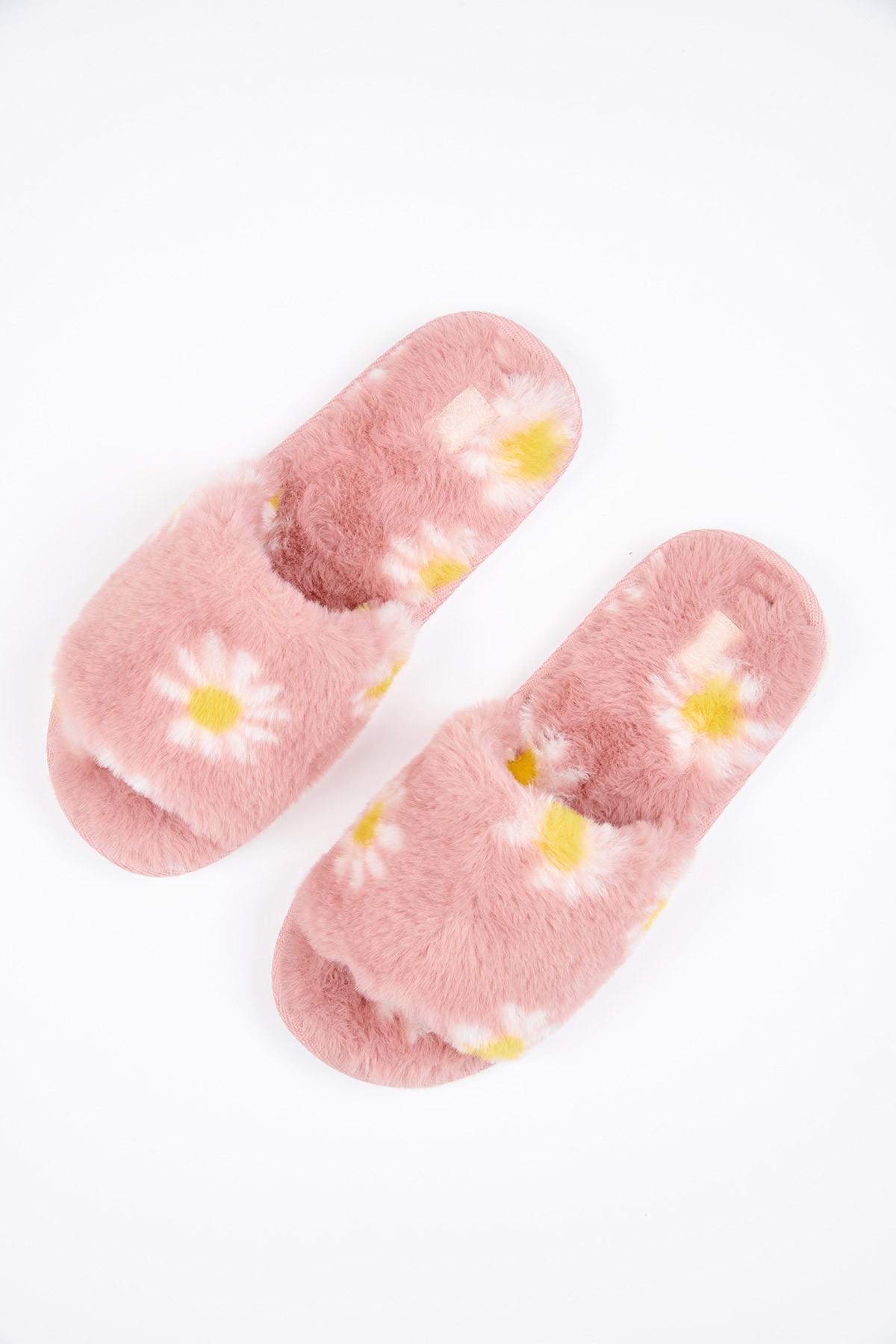 Lofa Nayeli fluffy floral print slippers, Banana Moon