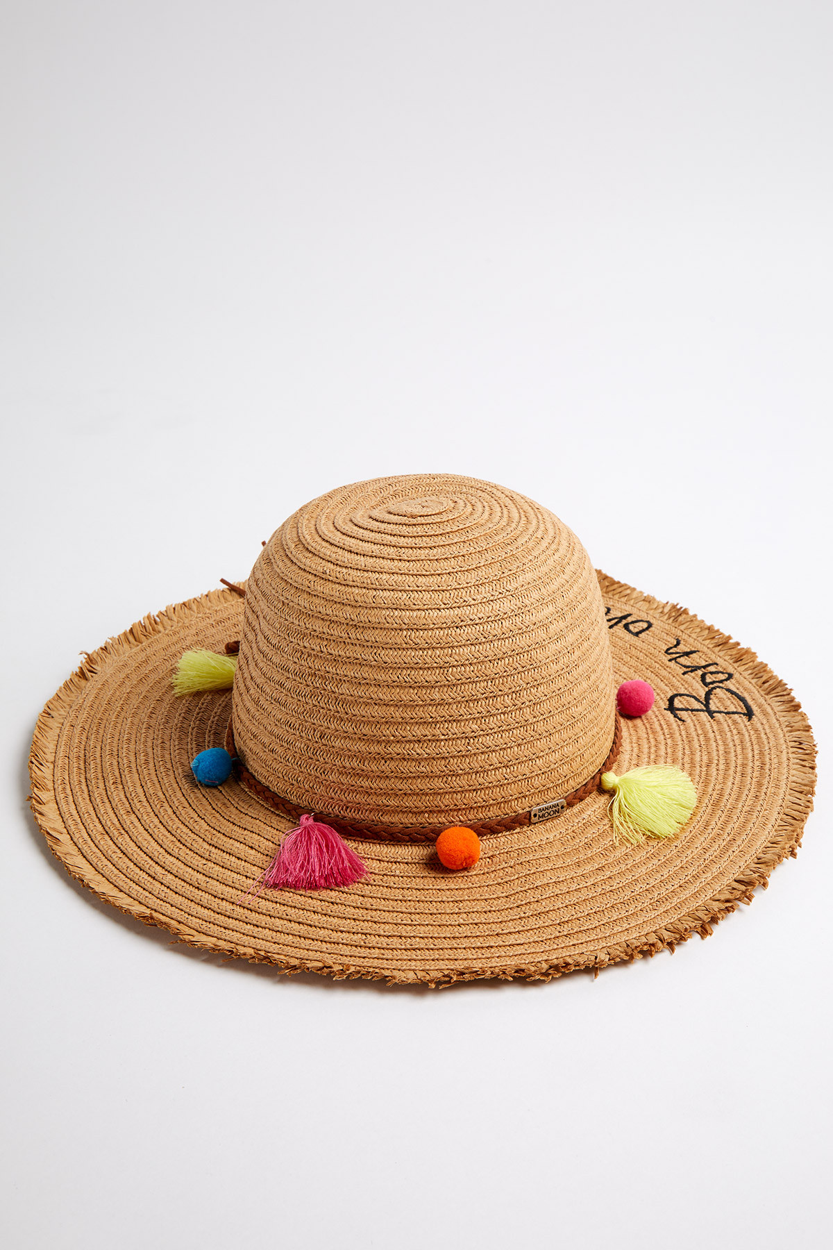 Colorful pom pom floppy hat | BRAZIL 