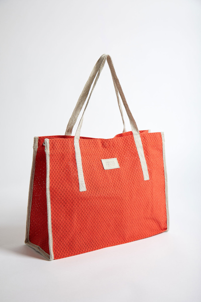 Orange Zenon Wodonga beach bag