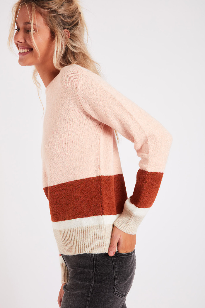 Sallins Austral pink long-sleeved sweater
