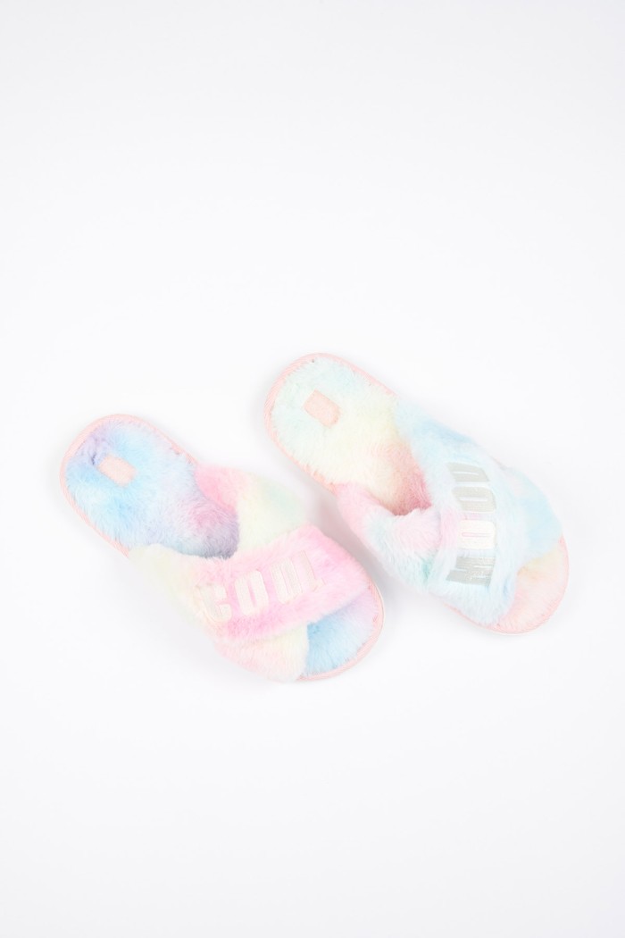 URIEL NAYELI coloured slippers