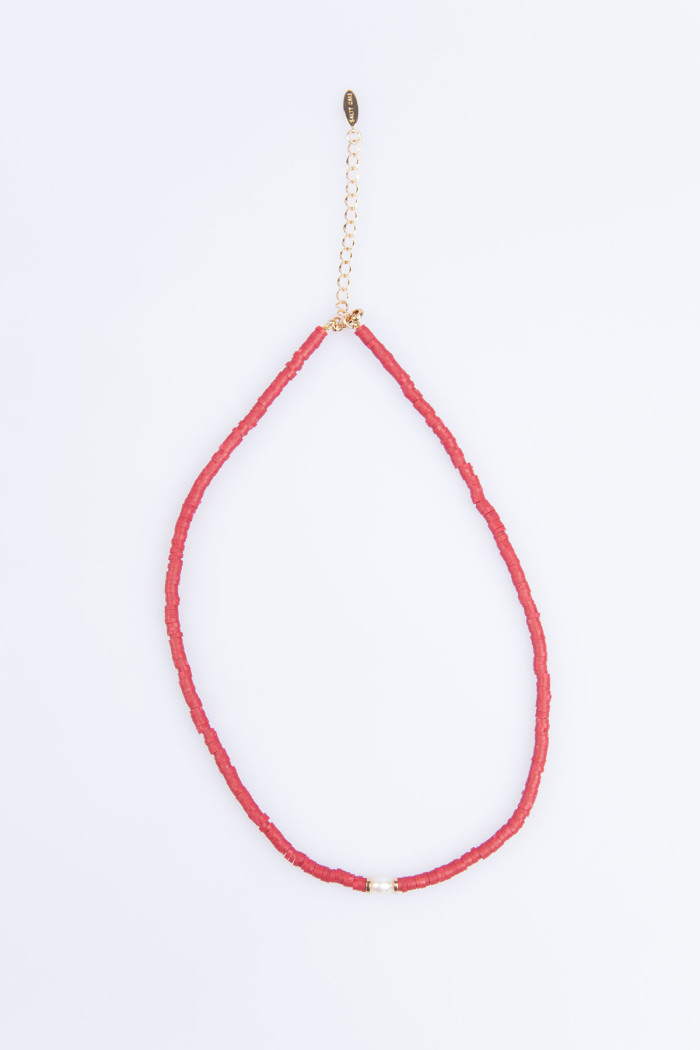 Collana di pietra rossa Windandsea Necklace Salty Cali®