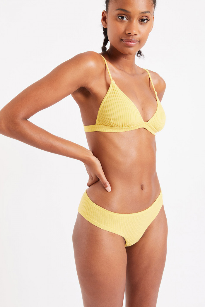 Cheerful & Relaxed Comfy yellow lingerie set