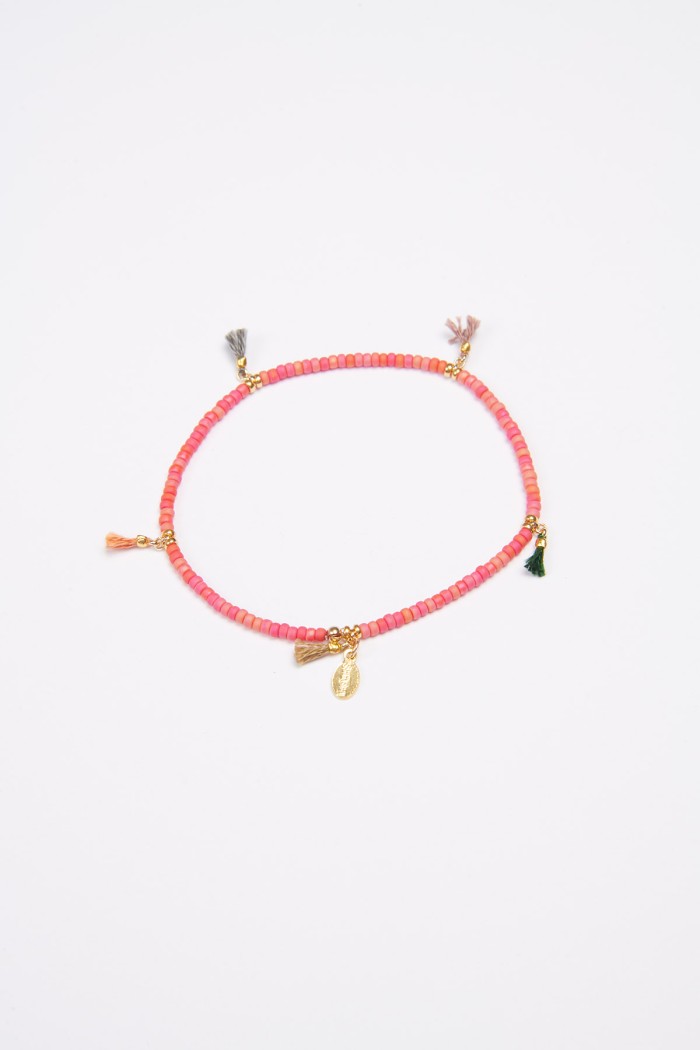 Bracelet stretch en perles rose Bracelet Lilu Shashi®