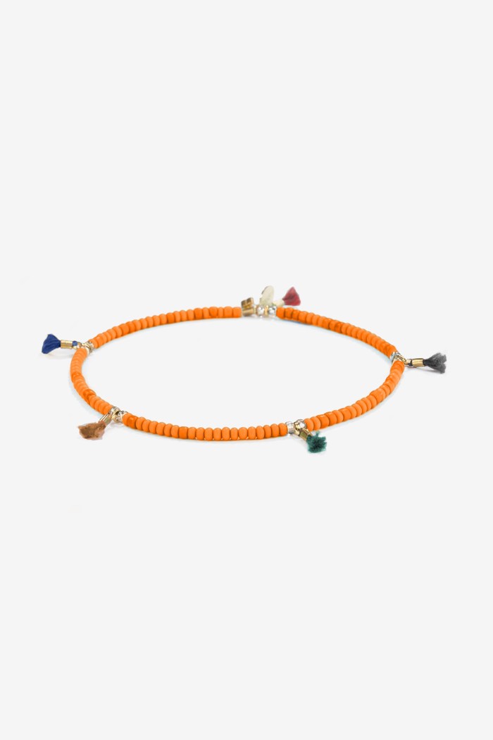 Bracelet stretch en perles orange Bracelet Lilu Shashi®