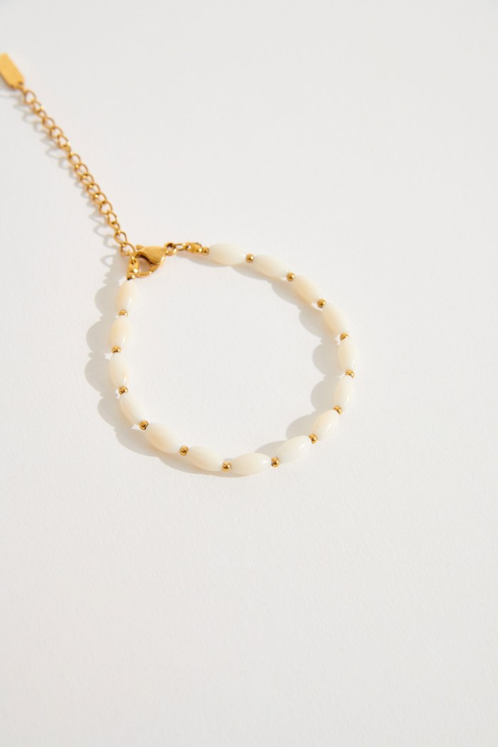 Bracelet en perles blanches BRACELET LILY
