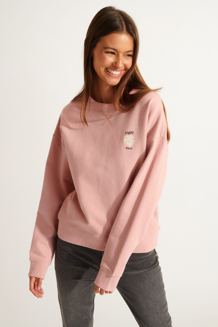 Roze sweatshirt SWANTON MODELO