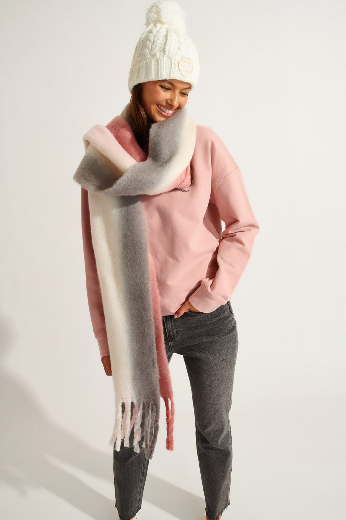 FELLOWS TRESCOT long pink scarf