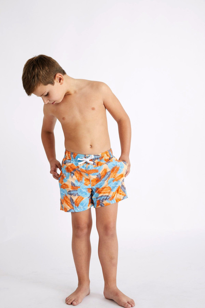 PTJman Banana Little Boys Summer Leisure Fashion Beach Half Pants Swim Trunk Swimsuit Quick-Dry with Pockets