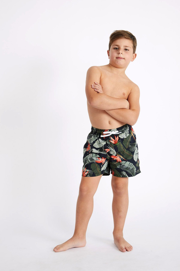Cozople Teen Boys Swim Trunks Quick Dry Swimwear Bathing Suit for Big Boys Beach Swim Boards Shorts 7-16 Years 