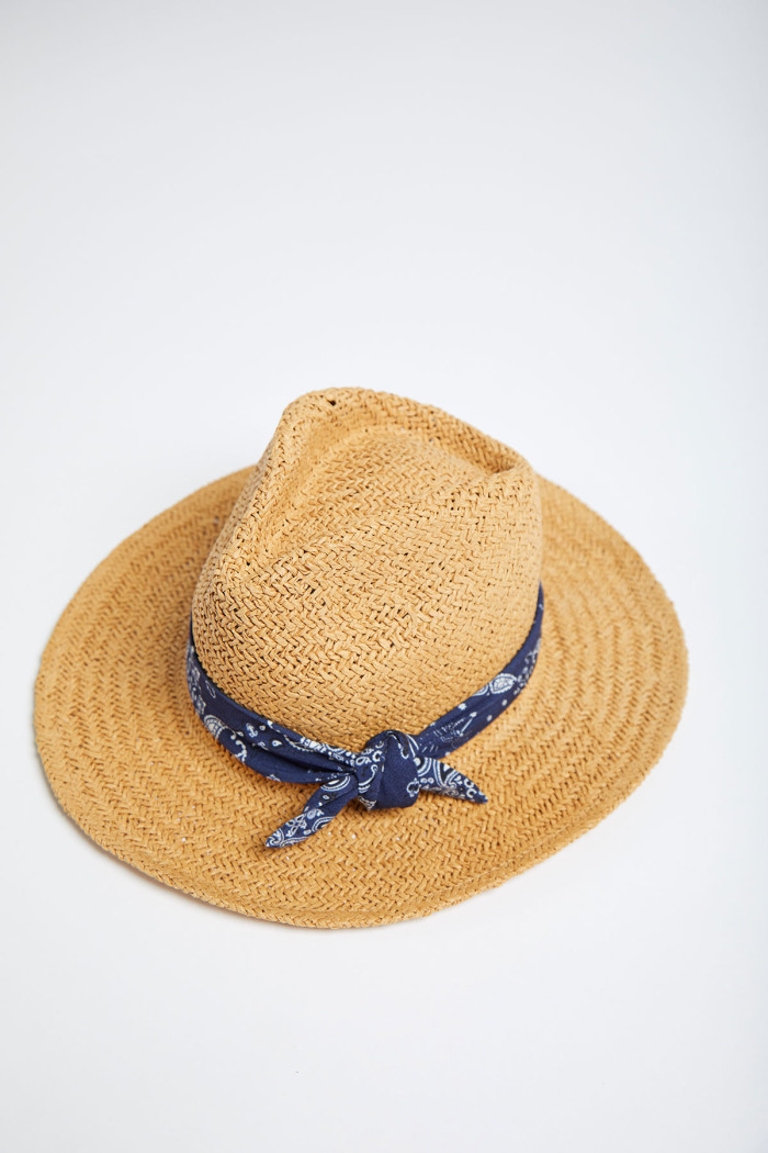 Sombrero de mujer de color natural MACNEIL HATSY