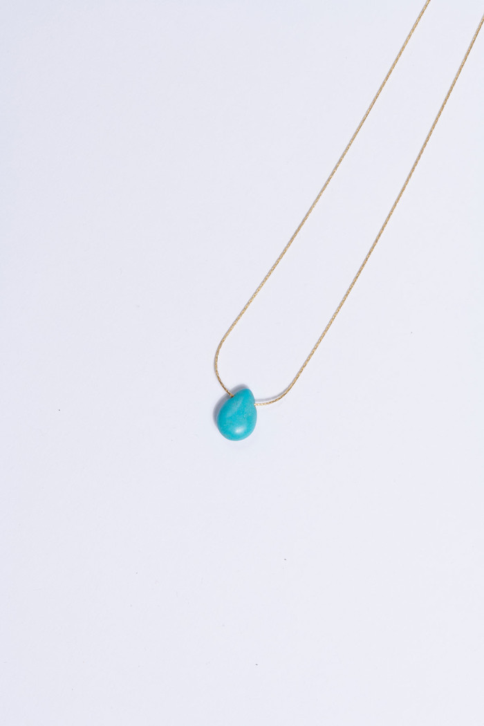 Collar de piedra de turquesa natural Protection Stone Salty Cali®