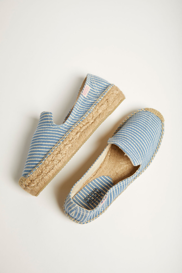 - Alpargatas azules de rayas para mujer VERAO TYLANE