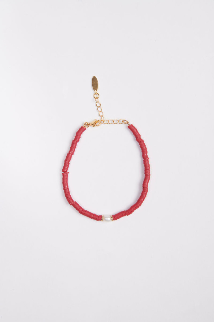 Salty Cali® Windansea red stone bracelet