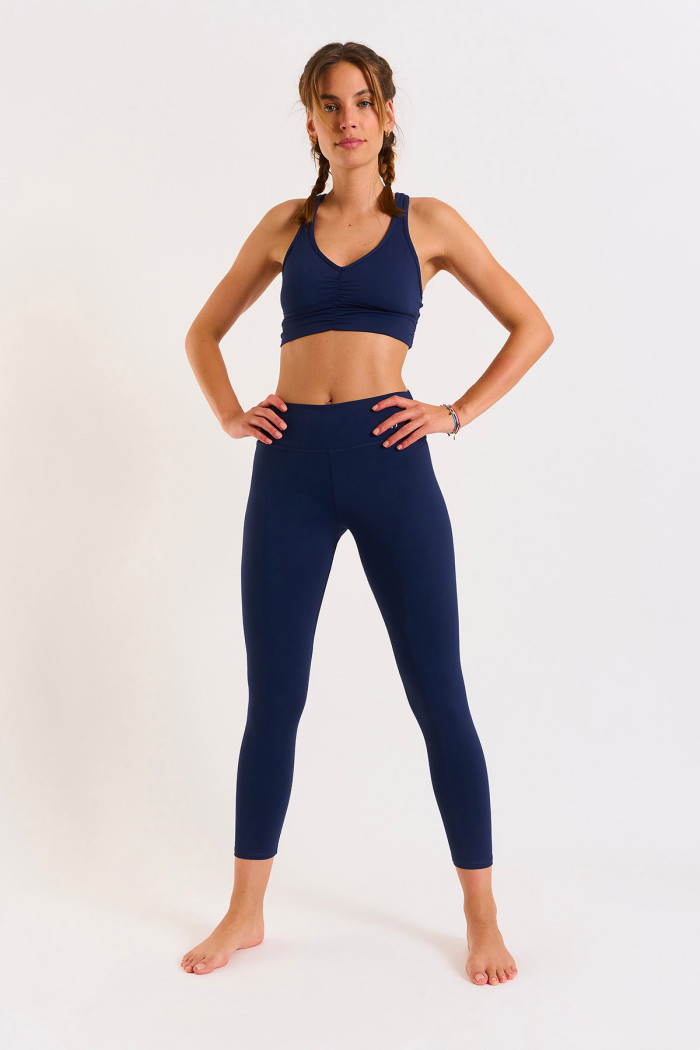 Legging de sport bleu marine EAGLE WELLNESS