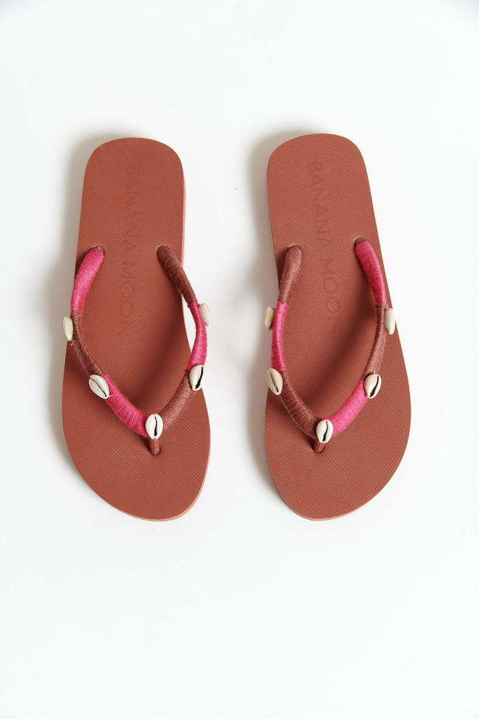 Chanclas caoba NILULU SEASIDE