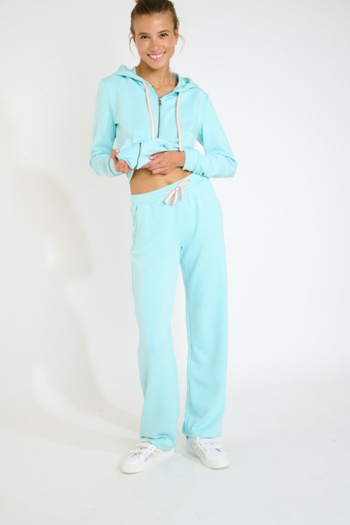 Pantalon de jogging droit bleu clair FLOWEGA BAYJOY