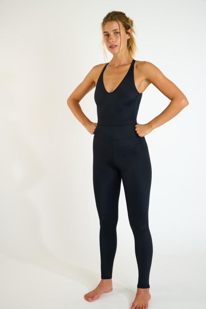 Combinaison de yoga black POWER WELLNESS