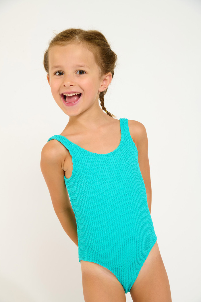 Bañador azul caribe para niña M BALOO POPCORN