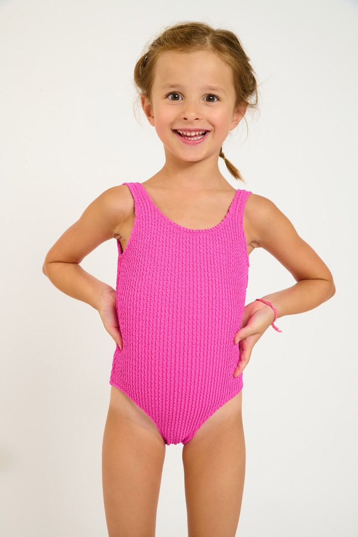 Bañador fucsia para niña M BALOO POPCORN