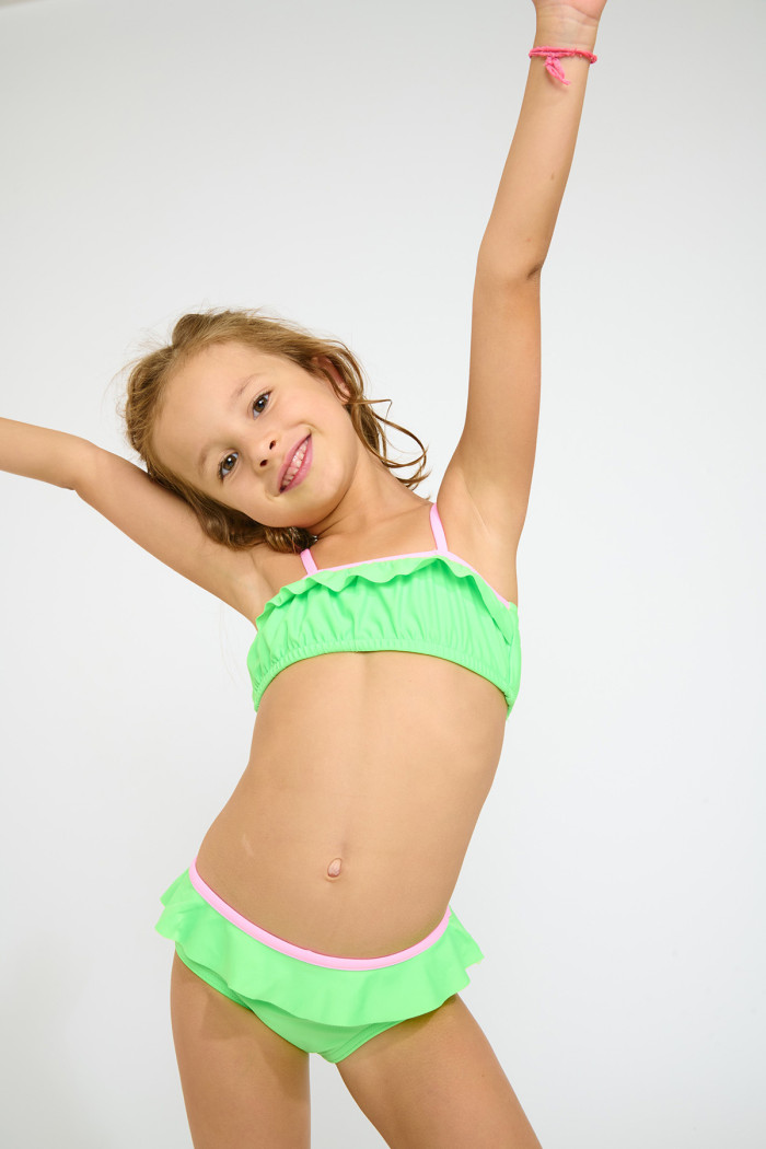M TATI SUNNYLO green 2-piece swimsuit