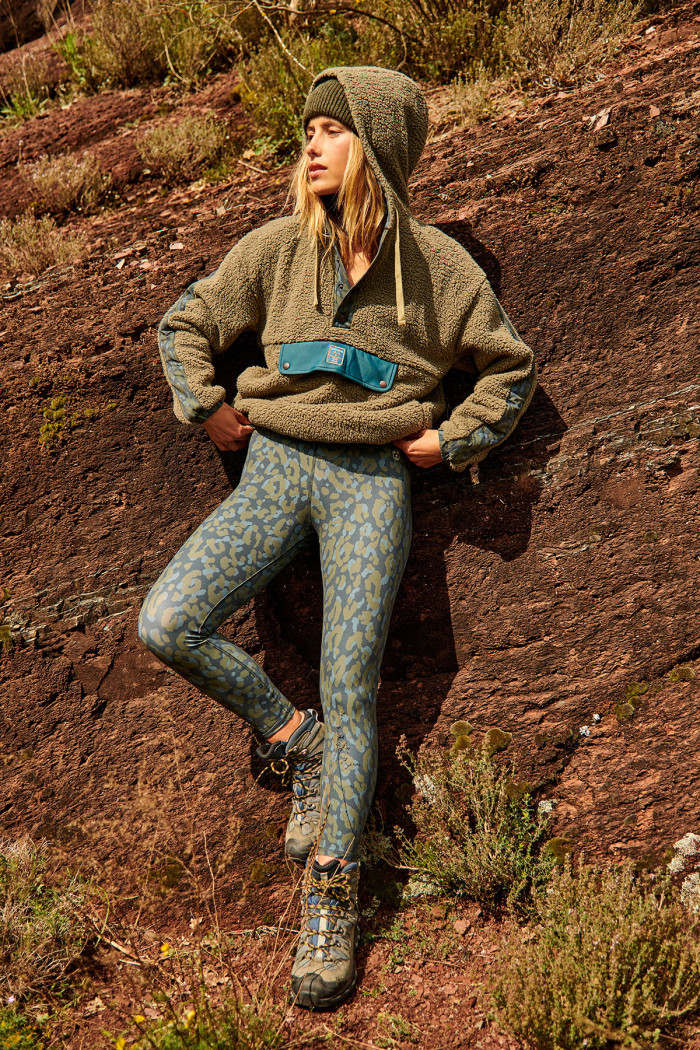 Legging de sport bleu AETO WELLCORE