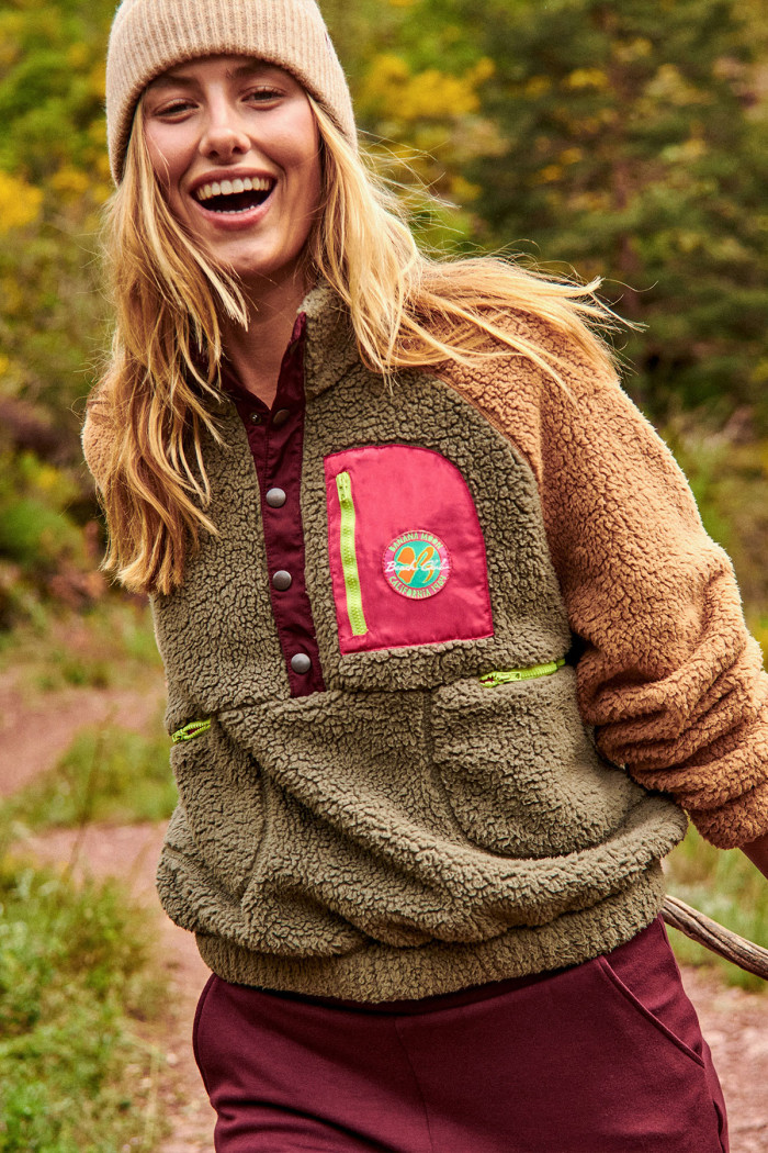 BREW SKIWAX Khaki Fleece Sweatshirt