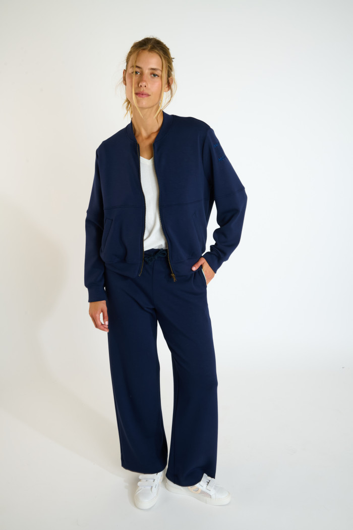 Pantalon de jogging droit bleu marine PLANK WELLJOY