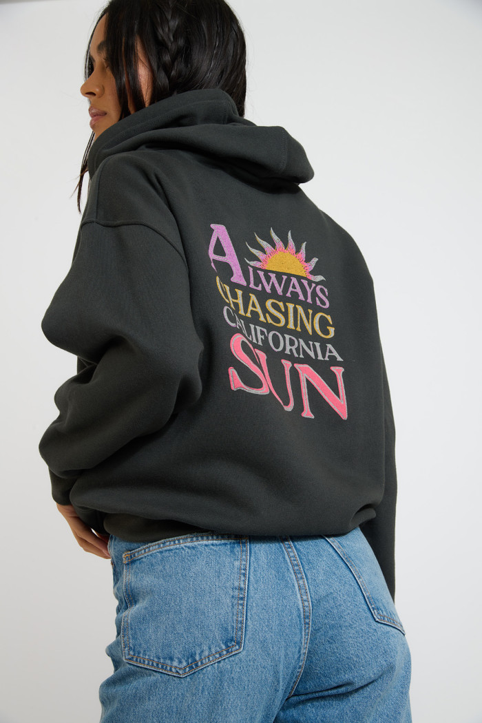 SUNJAX ROCKFORD grey hooded sweatshirt