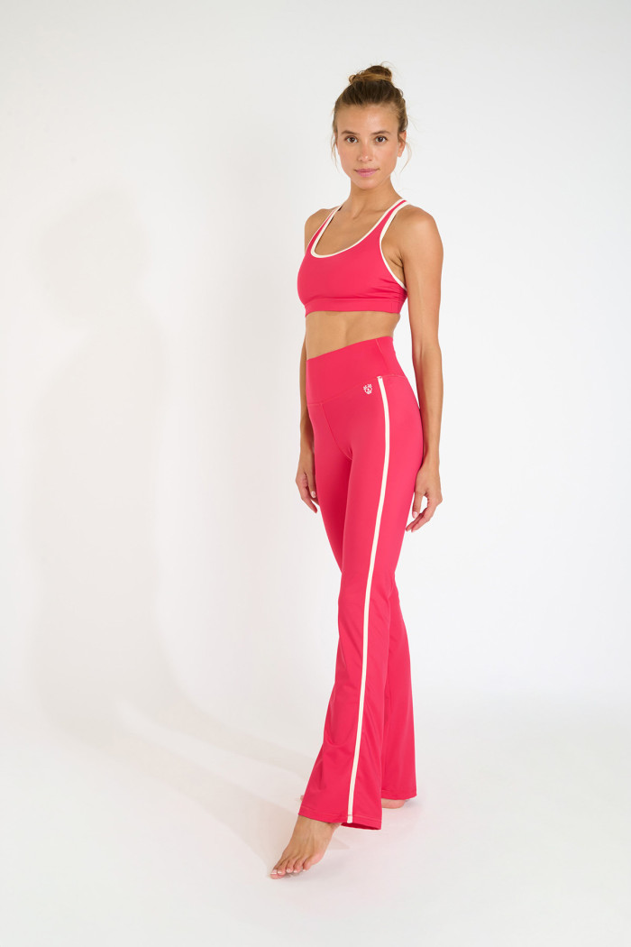 UNITY WELLFLOW flame red Sports Leggings