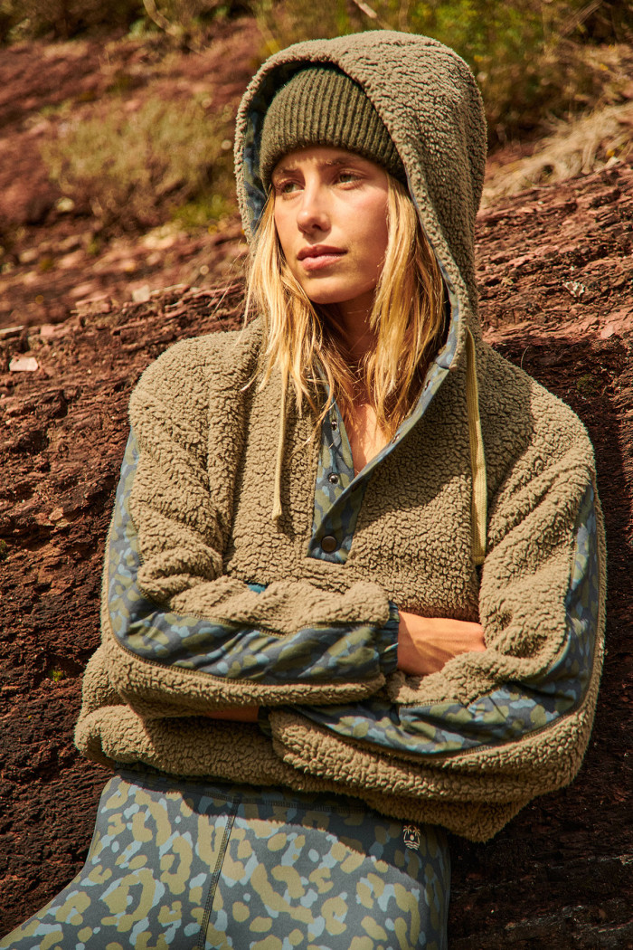 VORTEX WELLWARM Khaki Fleece Sweatshirt