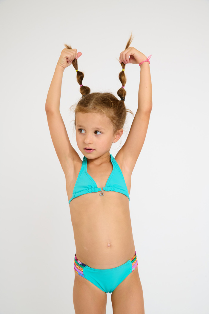 Bikini turquesa para niña M KLAYA SPRING