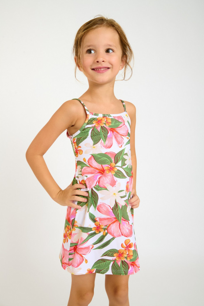 M LALA TAHITI tropical print for girls