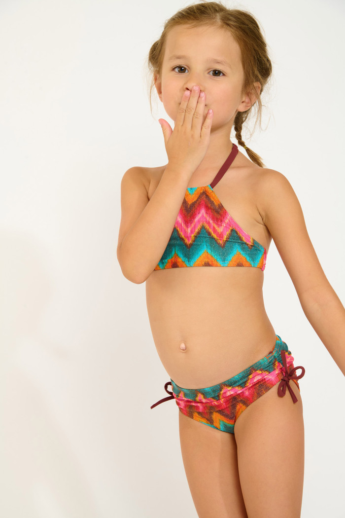 Bikini con estampado zig-zag para niña M LEGOS NALIKA