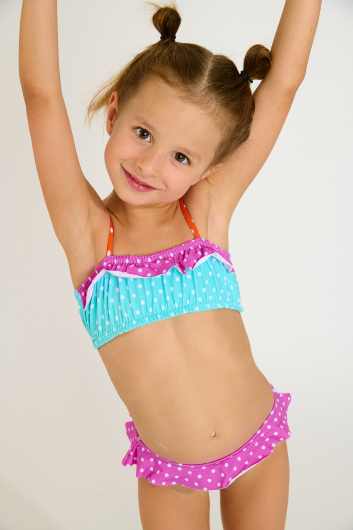 Bikini azul para niña M TATI SPLASHMANIA