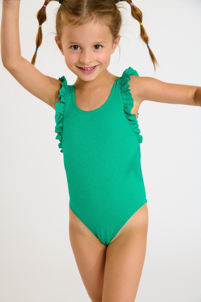 Bañador verde para niña M TUNES SANTAYA