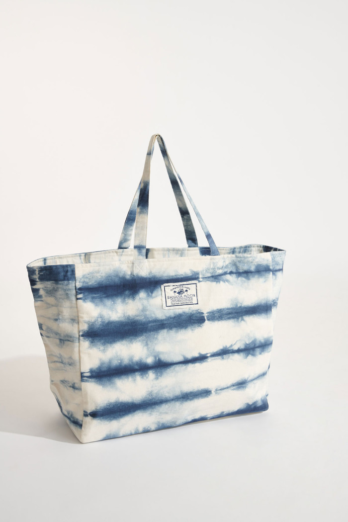 Bolso tote con estampado tie dye azul Alberto Renata