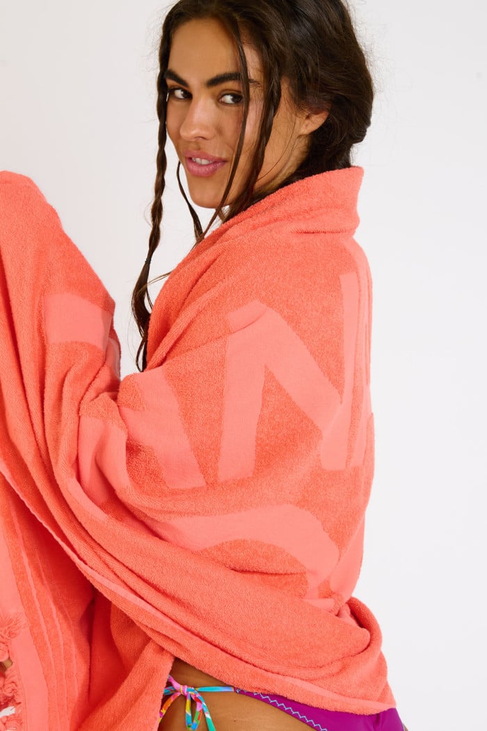 Toalla de playa coral POPSY TOWELY