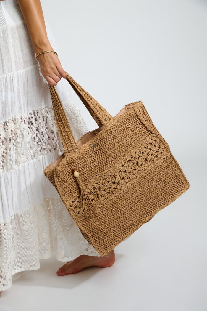 Bolso de rafia AGANA WINSLOW