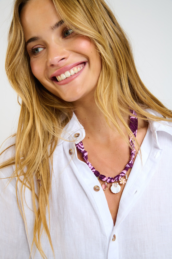 SMALLRUB CHOCKER purple Choker Necklace
