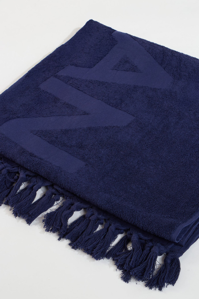 Toalla de playa azul marino POPSY TOWELY