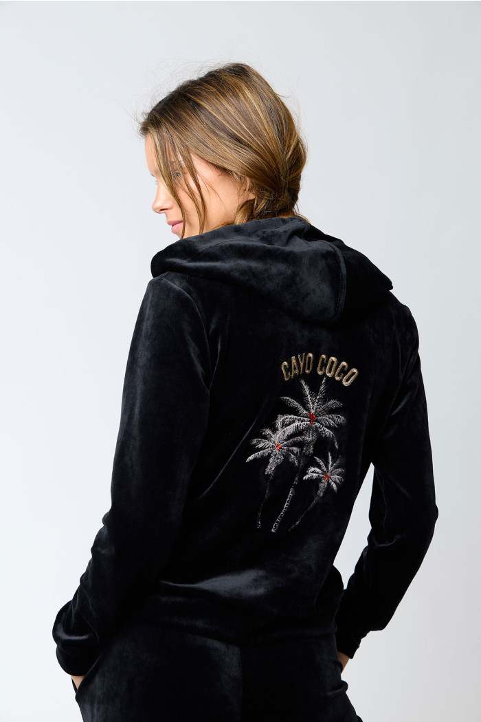 FRESCO SEALAKE black velvet jacket