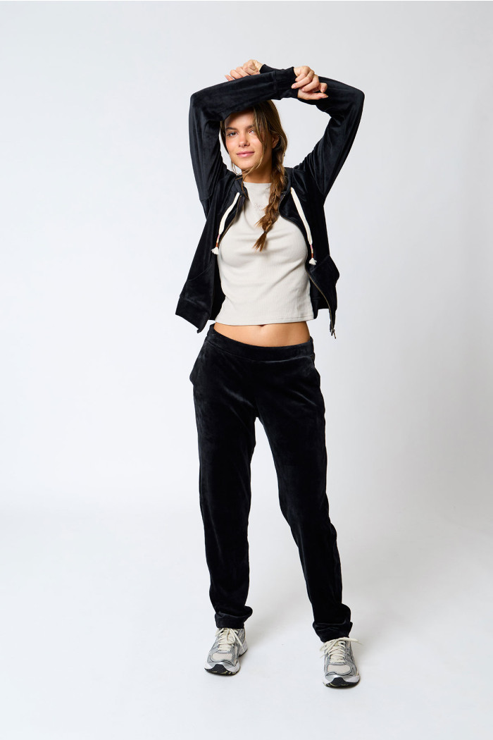 KEENAN SEALAKE black velvet trousers