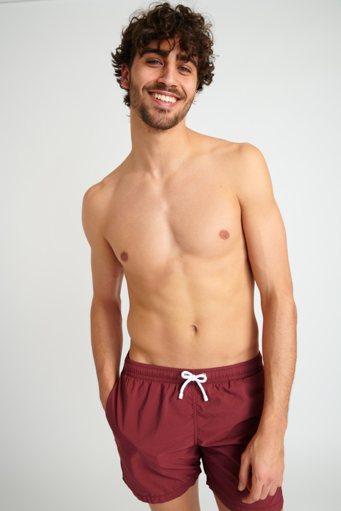 Bañador de hombre burdeos Manly Bastou