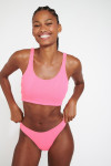 Bikini roze TAINO & NAIDA SCRUNCHY - 1