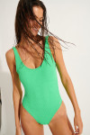 Bañador naranja verde Belmar Scrunchy