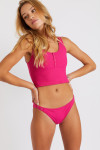 Elle & Jama Sunrib roze geribd zwempak - 2